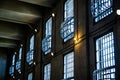 Alcatraz Prison Windows Royalty Free Stock Photo