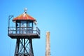 Alcatraz turret and sky