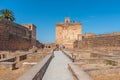 Alcazaba at Alhambra fortress in Granada, Spain Royalty Free Stock Photo