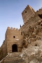 Alcazaba castle in Almeria, Spain Royalty Free Stock Photo