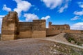 Alcazaba de Reina, Moorish fortress over village of Reina, Badajoz, Spain Royalty Free Stock Photo