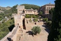 Alcazaba Fortress Architecture in Granada Spain Royalty Free Stock Photo