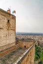 Alcazaba fortress, Granada, Spain Royalty Free Stock Photo