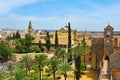 Alcazar and Cathedral Mosque of Cordoba, Spain Royalty Free Stock Photo