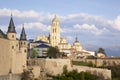 Alcazar de Segovia, World Heritage monument. Old fortress and medieval castle. Royalty Free Stock Photo