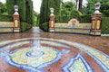 Alcazar gardens in Seville