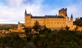 Alcazar of Segovia in november day Royalty Free Stock Photo