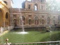 Alcazar of Seville, which is the royal palace in Spain Royalty Free Stock Photo