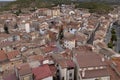 AlcaÃÂ±iz street seen from above, Teruel, Spain