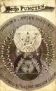 alchemical theosophical illustration of the unfathomable aspect of god by jacob bohme Royalty Free Stock Photo