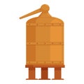 Alchemist stock device icon cartoon . Composition object Royalty Free Stock Photo