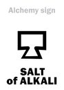 Alchemy: SALT of ALKALI (Sal alcali)