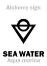 Alchemy: SEA WATER (Aqua marina)