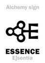 Alchemy: ESSENCE (Essentia) Royalty Free Stock Photo