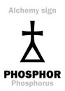 Alchemy: PHOSPHOR (Phosphorus) Royalty Free Stock Photo