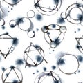 Alchemy symbols pattern