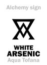 Alchemy: WHITE ARSENIC (Arsenicum album) / Aqua Tofana
