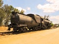 ALCO Mikado Locomotive Pulling Oil Tank Tender Royalty Free Stock Photo