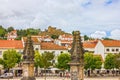 Alcobaca town and Mediaeval Roman Catholic Monastery, Portugal