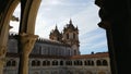 AlcobaÃÂ§a Monastery view of towers from interior