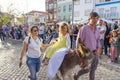 Alcochete is celebrating one of its oldest festivities: the CÃ­rio dos MarÃ­timos. Royalty Free Stock Photo