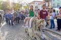 Alcochete is celebrating one of its oldest festivities: the CÃ­rio dos MarÃ­timos. Royalty Free Stock Photo