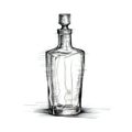 alcohol Absinthe bottle ai generated