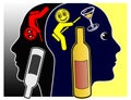 Alcohol affects the Mood