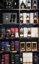 Alcohol boutique in Duty Free Shop Royalty Free Stock Photo