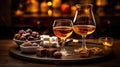 alcohol brandy whiskey drink chocolate