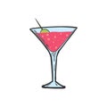 alcohol cocktail. Alkohol refreshing drink. Bar menu