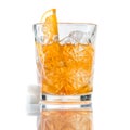 Alcohol cocktail godfather Royalty Free Stock Photo