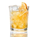 Alcohol cocktail godfather Royalty Free Stock Photo