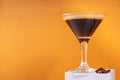 Alcohol Espresso Martini Cocktail Royalty Free Stock Photo