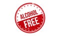 Alcohol Free Rubber Grunge Stamp Seal Stock Vector Royalty Free Stock Photo