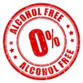 Alcohol free rubber stamp