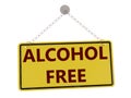 Alcohol free sign