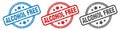 alcohol free stamp. alcohol free round isolated sign. Royalty Free Stock Photo