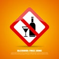 Alcohol free zone