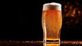 alcohol glass beer drink golden Royalty Free Stock Photo