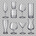 Alcohol Glassware Icon Set