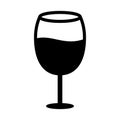 Alcohol glyph vector icon which can easily modify or edit