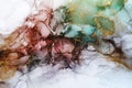 Alcohol ink abstract texture Royalty Free Stock Photo