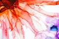 Alcohol ink abstract texture Royalty Free Stock Photo