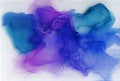 Alcohol ink, acrylic, watercolor colorful abstract background