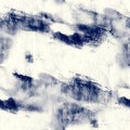 Alcohol ink indigo seamless background. Banner