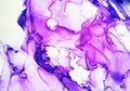 Alcohol Ink Spring Print. Abstract Ink Art.