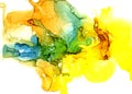 Alcohol ink texture. Fluid ink abstract background. art for design