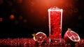 alcohol juice soda drink pomegranate