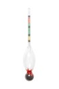 Alcohol Meter Hydrometer on White